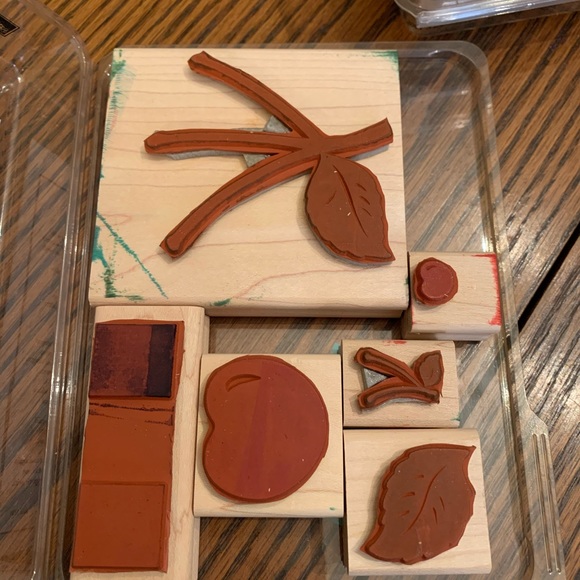 Very Cherry rubber stamp set - Picture 3 of 4